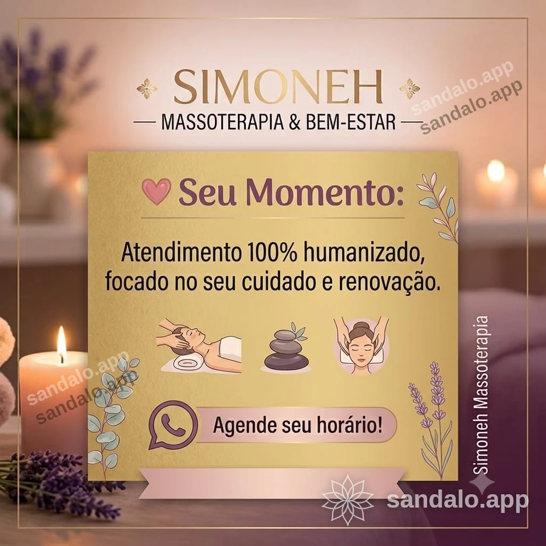Foto de Simoneh massoterapia, massagista em Campinas