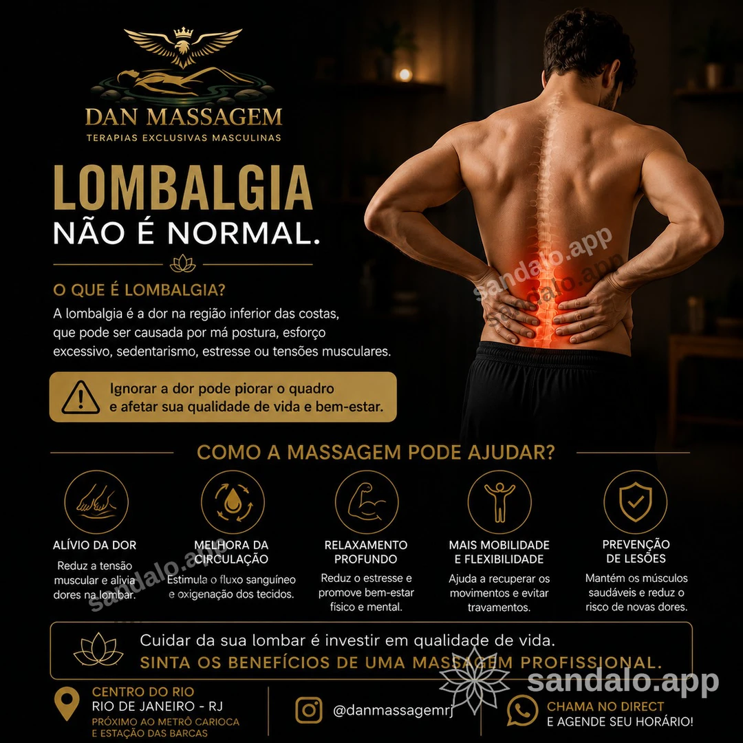 Foto de Dan Massagem, massagista em Rio de Janeiro