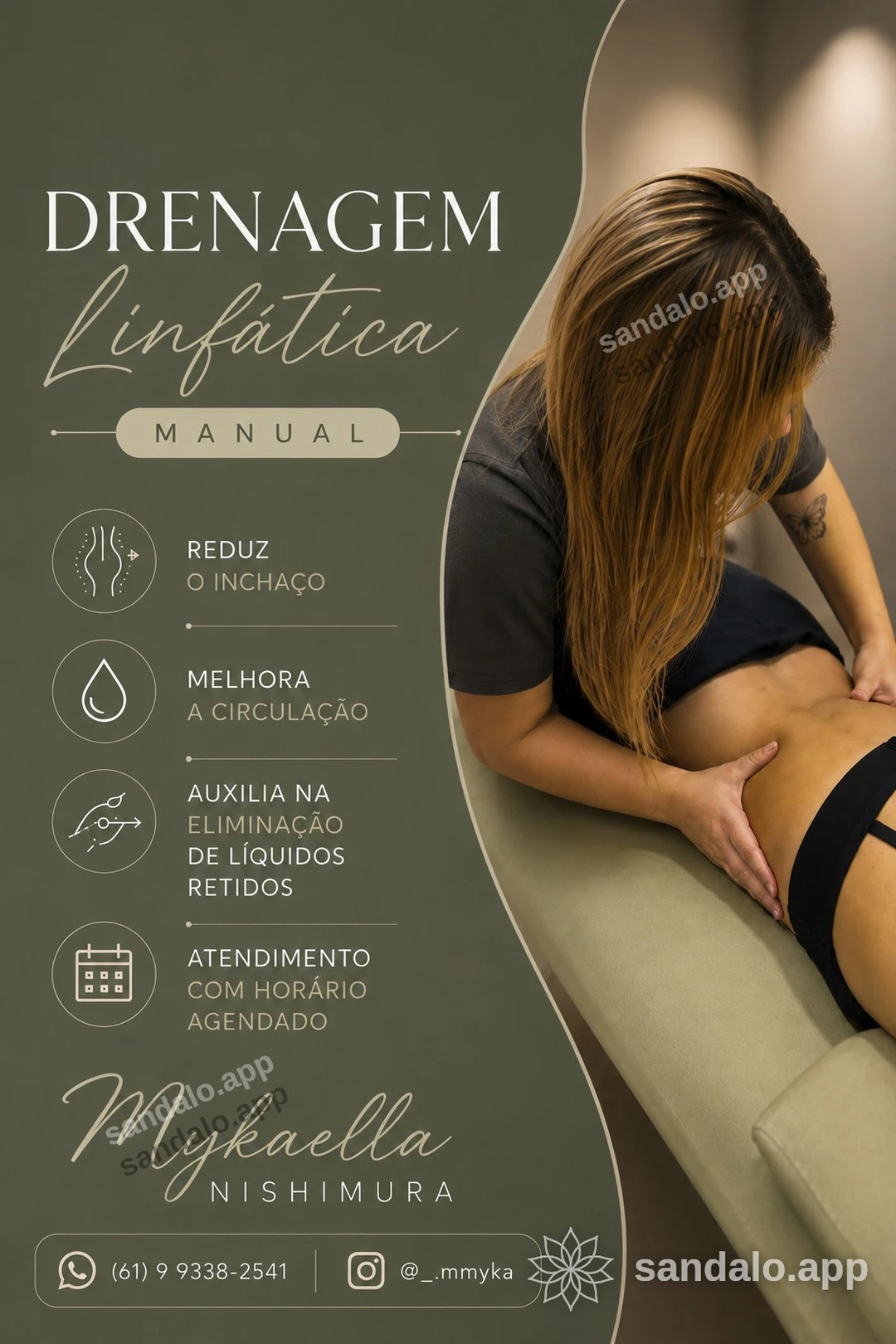 Foto de Mykaella Nishimura , massagista em Brasília