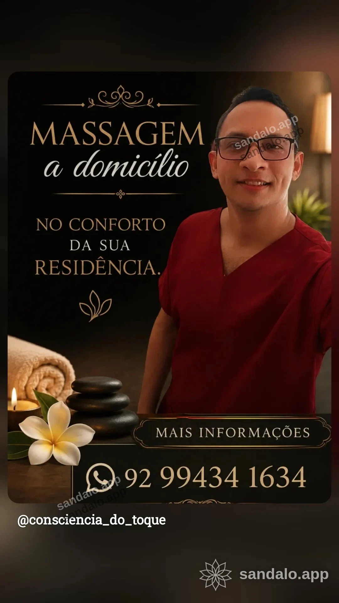 Foto de Lio, massagista em Manaus