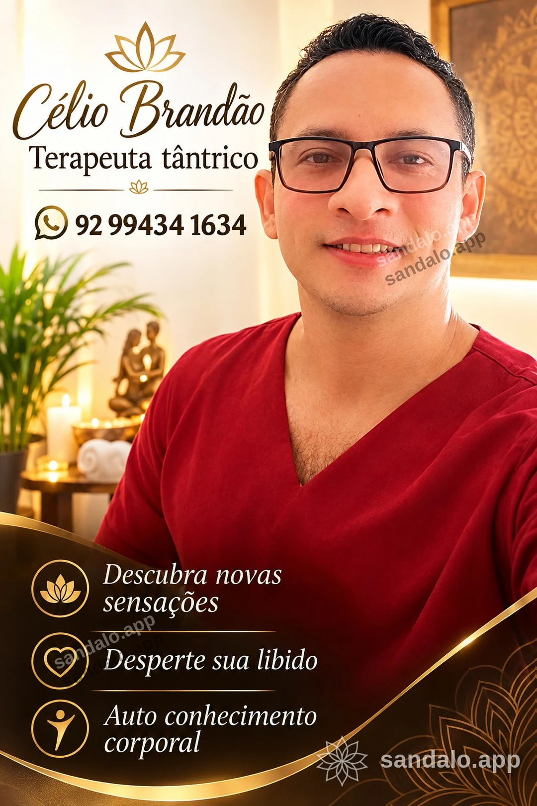Foto de Lio, massagista em Manaus
