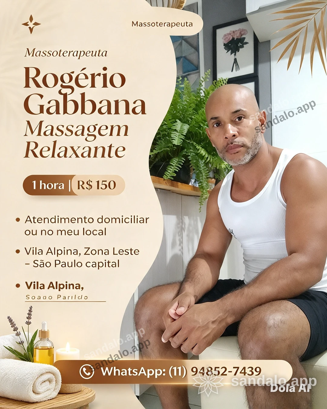 Foto de Roggerinho Massagem, massagista em São Paulo