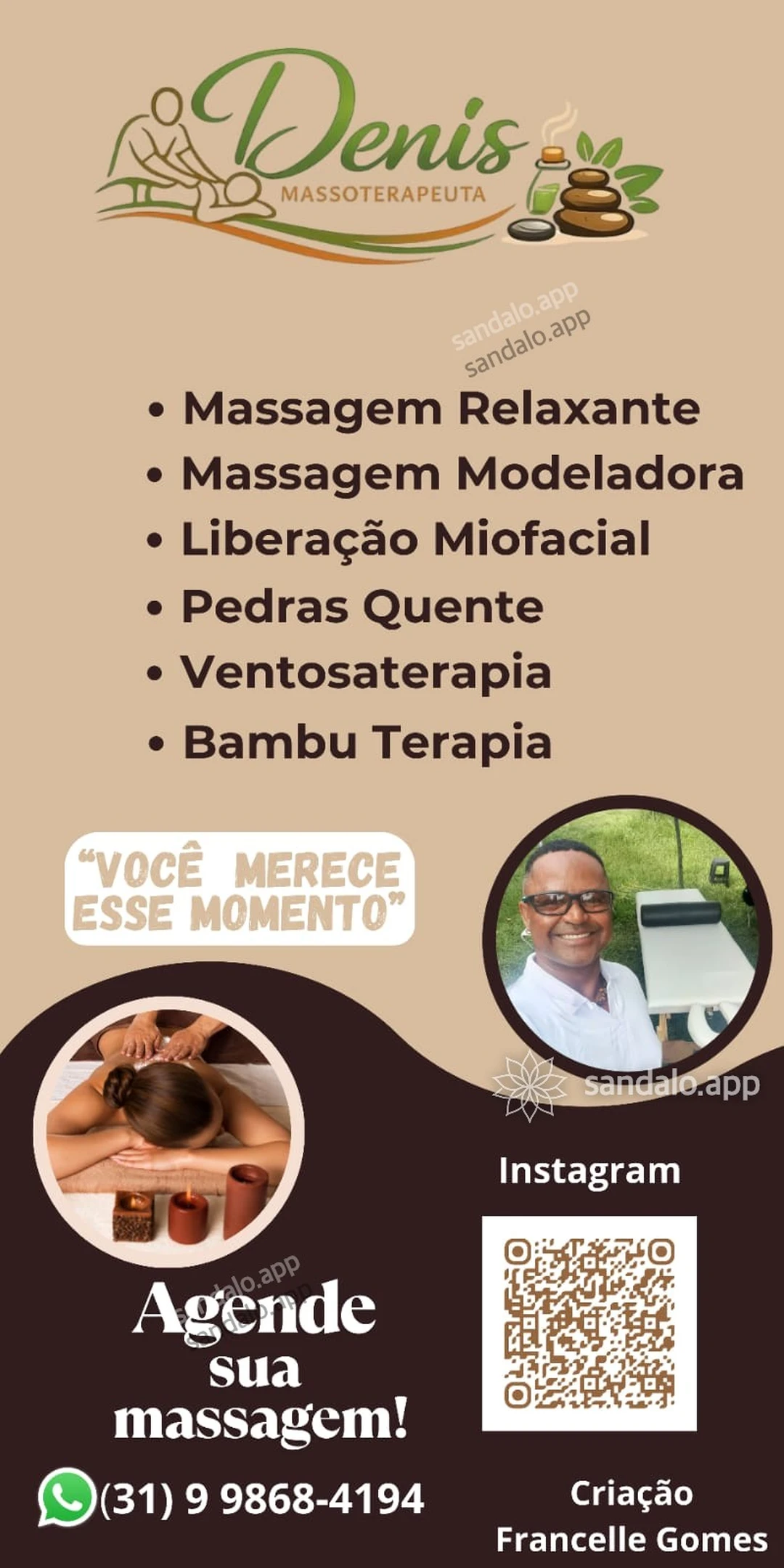 Foto de Dênis Ramos , massagista em Belo Horizonte