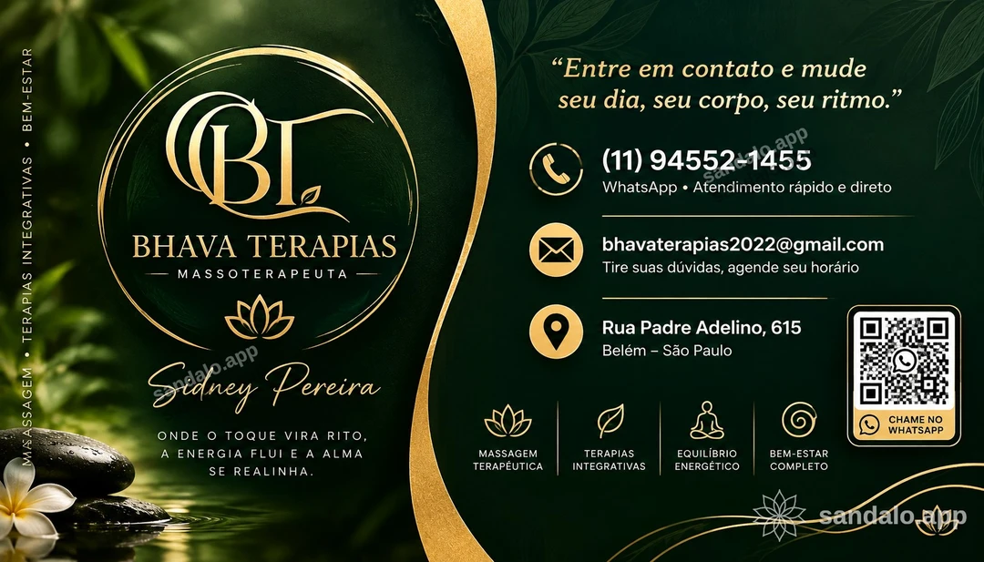 Foto de Bhãva terapias , massagista em São Paulo