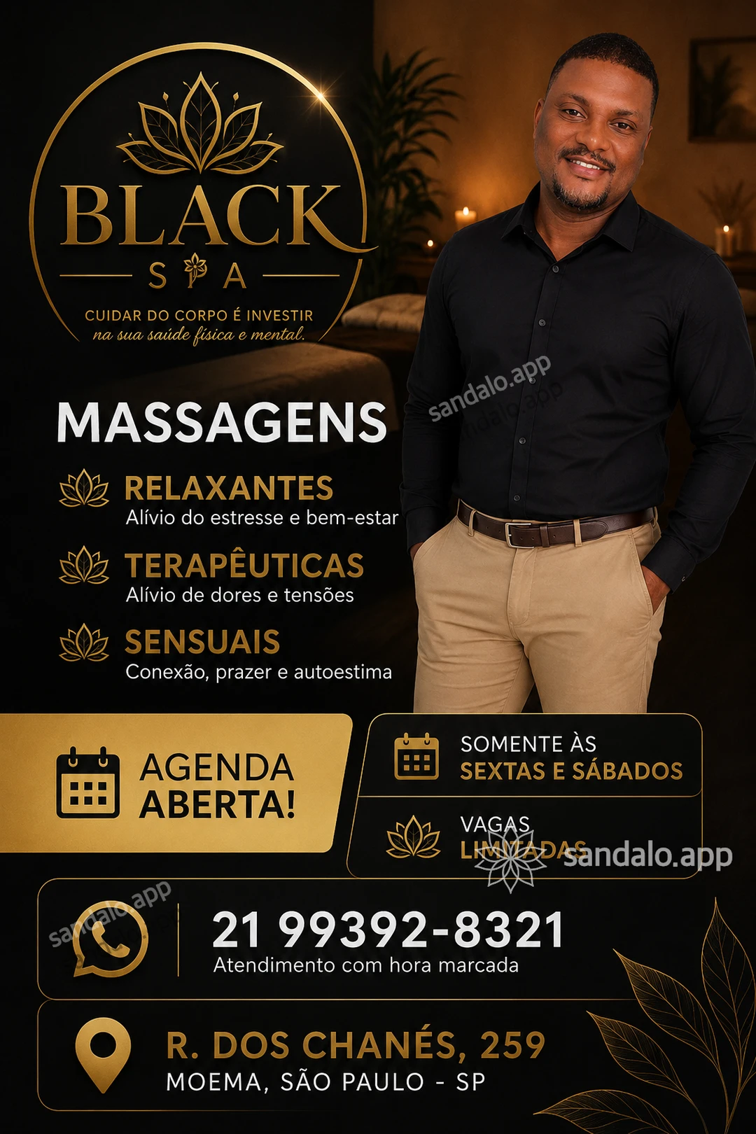 Foto de Black SPA, massagista em Rio de Janeiro
