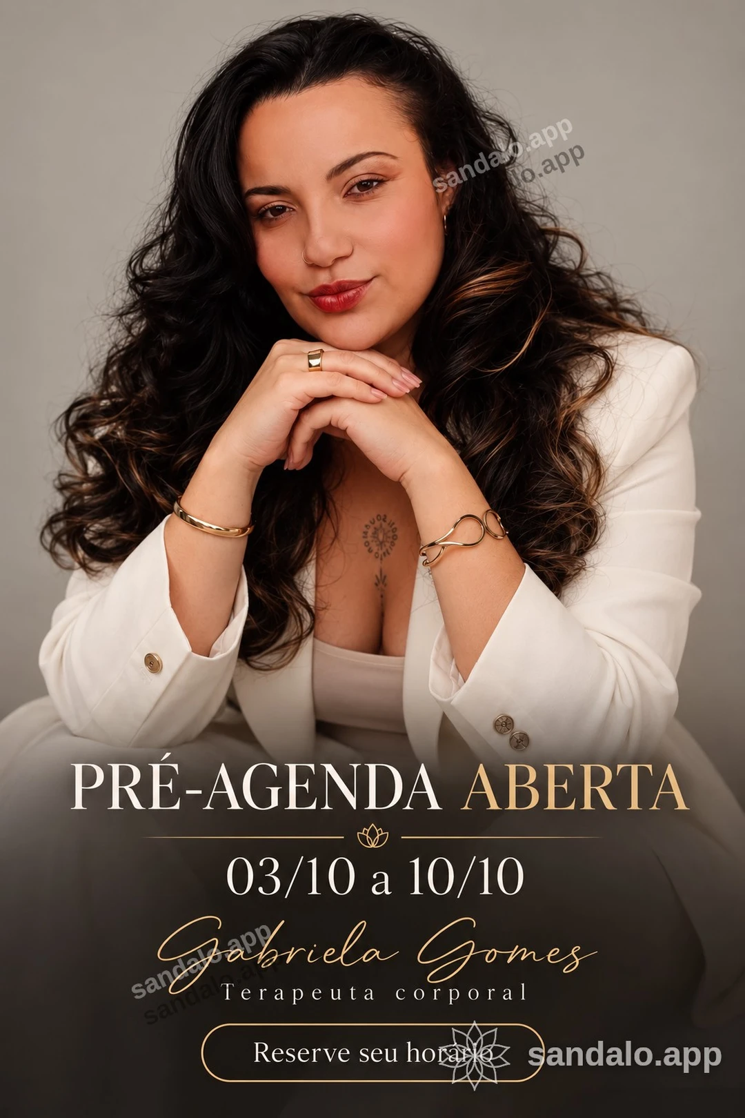 Foto de Gabriela Gomes , massagista em Santos