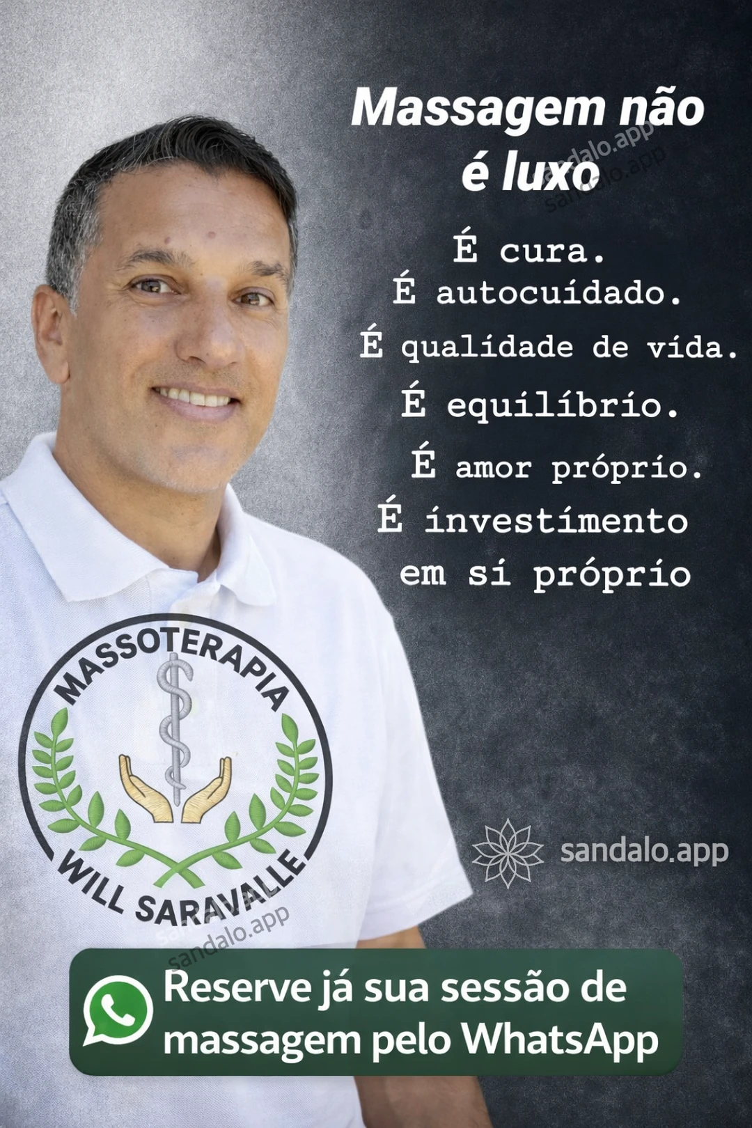 Foto de Will Massoterapeuta , massagista em São Paulo