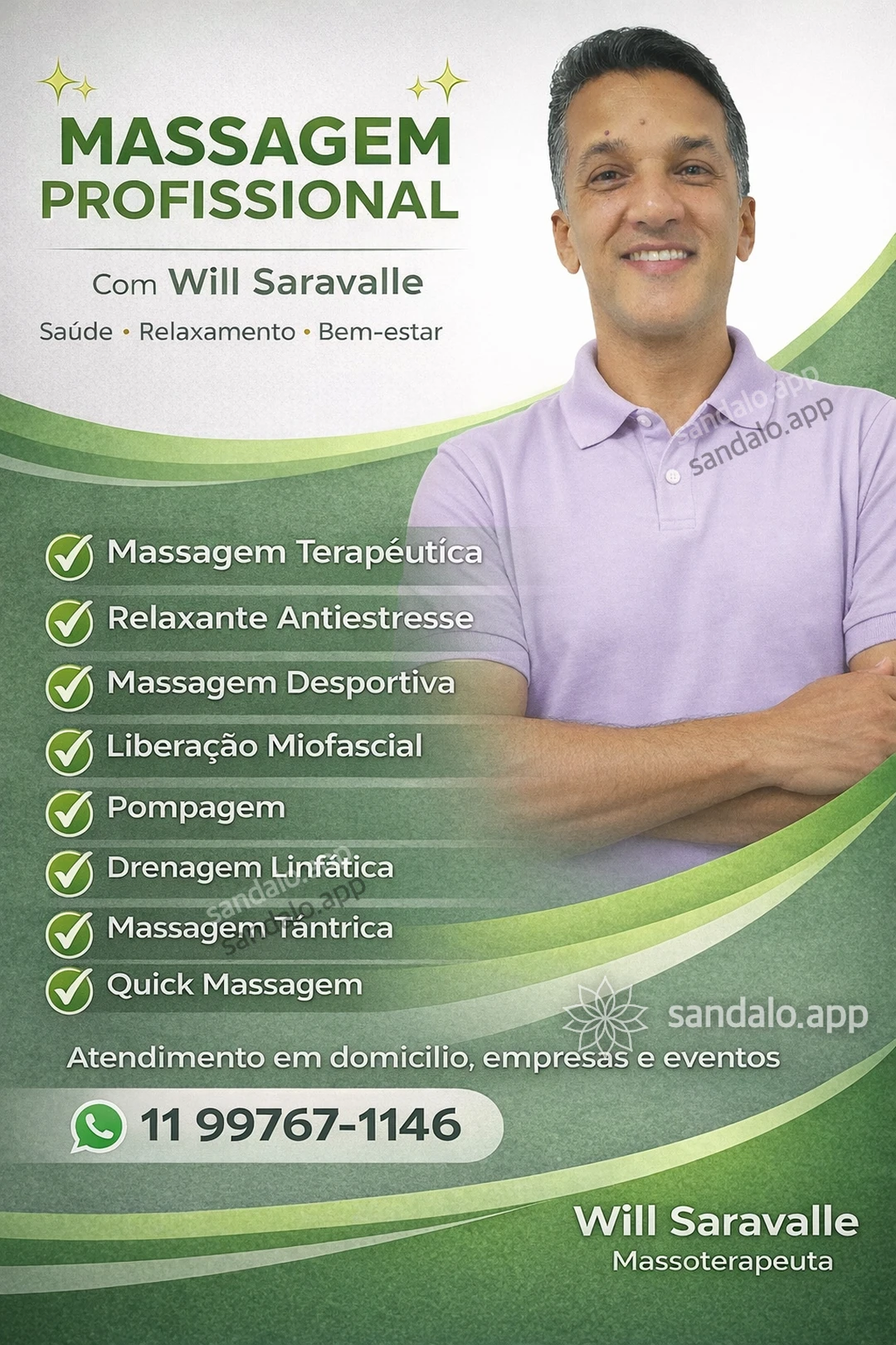 Foto de Will Massoterapeuta , massagista em São Paulo