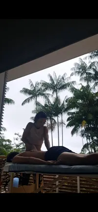 Massagem no litoral