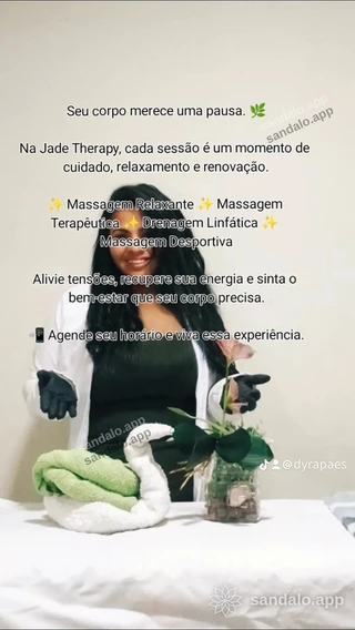 Imagem 1 do massagista JADE THERAPY 💚🌿