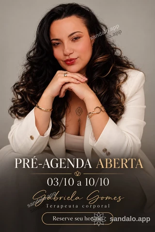 Imagem 1 do massagista Gabriela Gomes